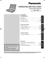 Preview for 1 page of Panasonic 160G Operating Instructions Manual