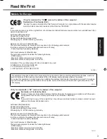 Preview for 3 page of Panasonic 160G Operating Instructions Manual