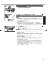 Preview for 15 page of Panasonic 160G Operating Instructions Manual