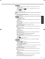 Preview for 19 page of Panasonic 160G Operating Instructions Manual