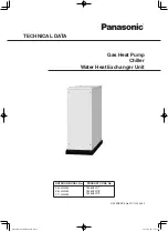 Preview for 1 page of Panasonic 1826280177 Technical Data Manual