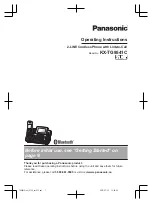Panasonic 2 Line KX-TG9541C Operating Instructions Manual preview