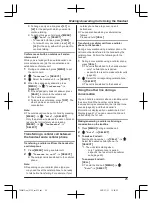 Предварительный просмотр 25 страницы Panasonic 2 Line KX-TG9541C Operating Instructions Manual