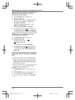 Предварительный просмотр 30 страницы Panasonic 2 Line KX-TG9541C Operating Instructions Manual