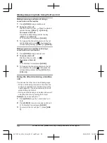 Preview for 30 page of Panasonic 2-LINE KX-TG9551 Series Operating Instructions Manual