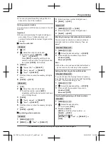 Preview for 45 page of Panasonic 2-LINE KX-TG9551 Series Operating Instructions Manual