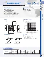 Preview for 1 page of Panasonic 2006ML-04W-B20 Specification Sheet