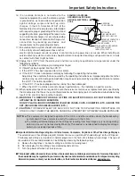 Preview for 3 page of Panasonic 26LX20 - TC - 26" LCD TV Operating Instructions Manual