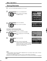 Preview for 22 page of Panasonic 26LX20 - TC - 26" LCD TV Operating Instructions Manual