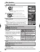 Preview for 32 page of Panasonic 26LX20 - TC - 26" LCD TV Operating Instructions Manual