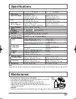 Preview for 51 page of Panasonic 26LX20 - TC - 26" LCD TV Operating Instructions Manual