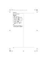 Preview for 16 page of Panasonic 2Line KX-TG8280FX Operating Instructions Manual