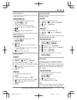 Preview for 39 page of Panasonic 2LINE KX-TG9581 Series Operating Instructions Manual