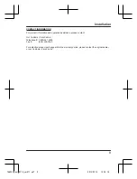 Preview for 9 page of Panasonic 2LINE KX-TGA950C Installation Manual