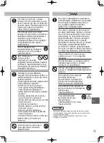 Предварительный просмотр 75 страницы Panasonic 2WAY VRF ME2 Operating Instructions Manual