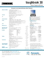 Preview for 2 page of Panasonic 30 - Toughbook - Core 2 Duo Brochure