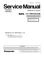 Предварительный просмотр 1 страницы Panasonic 30 - Toughbook - Core 2 Duo Service Manual