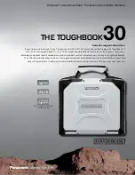 Предварительный просмотр 1 страницы Panasonic 30 - Toughbook - Core 2 Duo Specifications