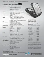 Предварительный просмотр 2 страницы Panasonic 30 - Toughbook - Core 2 Duo Specifications