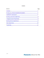 Предварительный просмотр 2 страницы Panasonic 3010 User Manual