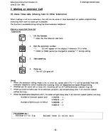 Preview for 20 page of Panasonic 308UK Operating Instructions Manual