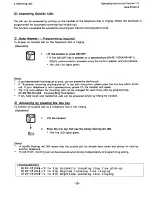 Preview for 23 page of Panasonic 308UK Operating Instructions Manual