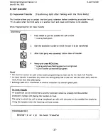 Preview for 31 page of Panasonic 308UK Operating Instructions Manual