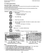 Preview for 50 page of Panasonic 308UK Operating Instructions Manual