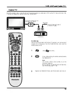 Предварительный просмотр 15 страницы Panasonic 34WX53 - 34" 16:9 HD-Ready Flat-Screen TV Operating Instructions Manual