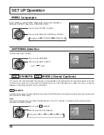 Предварительный просмотр 20 страницы Panasonic 34WX53 - 34" 16:9 HD-Ready Flat-Screen TV Operating Instructions Manual