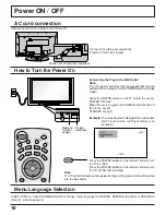 Предварительный просмотр 18 страницы Panasonic 37PA20U - TH - 37" Plasma TV Operating Instructions Manual