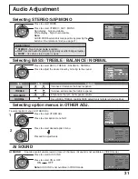 Предварительный просмотр 31 страницы Panasonic 37PA20U - TH - 37" Plasma TV Operating Instructions Manual