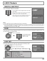 Preview for 39 page of Panasonic 37PA20U - TH - 37" Plasma TV Operating Instructions Manual