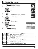 Preview for 41 page of Panasonic 37PH9UK - TH - 37" Plasma Panel Operating Instructions Manual