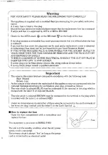 Preview for 4 page of Panasonic 3DO FZ-1 Operating Instructions Manual