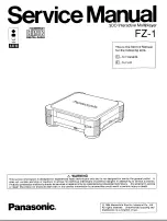 Предварительный просмотр 1 страницы Panasonic 3DO FZ-1 Service Manual