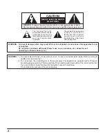 Предварительный просмотр 2 страницы Panasonic 42PH12U - TH - 41.6" Plasma Panel Operating Instructions Manual