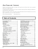 Предварительный просмотр 4 страницы Panasonic 42PH12U - TH - 41.6" Plasma Panel Operating Instructions Manual