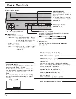 Предварительный просмотр 14 страницы Panasonic 42PH9UK - TH - 42" Plasma Panel Operating Instructions Manual