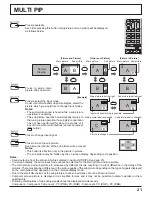 Предварительный просмотр 21 страницы Panasonic 42PH9UK - TH - 42" Plasma Panel Operating Instructions Manual