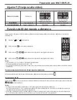 Предварительный просмотр 87 страницы Panasonic 42PH9UK - TH - 42" Plasma Panel Operating Instructions Manual