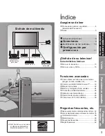 Предварительный просмотр 3 страницы Panasonic 42PX6U - TH - 42" Plasma TV (Spanish) Instrucciones De Operación