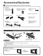 Предварительный просмотр 6 страницы Panasonic 42PX6U - TH - 42" Plasma TV (Spanish) Instrucciones De Operación