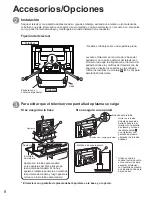 Предварительный просмотр 8 страницы Panasonic 42PX6U - TH - 42" Plasma TV (Spanish) Instrucciones De Operación