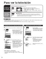 Предварительный просмотр 14 страницы Panasonic 42PX6U - TH - 42" Plasma TV (Spanish) Instrucciones De Operación