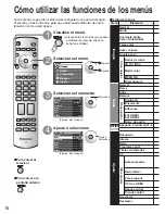 Предварительный просмотр 16 страницы Panasonic 42PX6U - TH - 42" Plasma TV (Spanish) Instrucciones De Operación