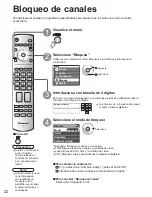 Предварительный просмотр 22 страницы Panasonic 42PX6U - TH - 42" Plasma TV (Spanish) Instrucciones De Operación