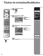 Предварительный просмотр 26 страницы Panasonic 42PX6U - TH - 42" Plasma TV (Spanish) Instrucciones De Operación