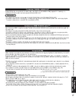 Предварительный просмотр 37 страницы Panasonic 42PX6U - TH - 42" Plasma TV (Spanish) Instrucciones De Operación