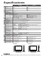 Предварительный просмотр 42 страницы Panasonic 42PX6U - TH - 42" Plasma TV (Spanish) Instrucciones De Operación